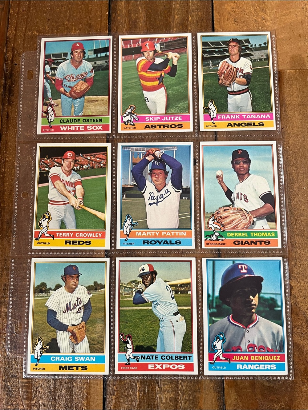 Vintage 1976 Topps baseball cards set